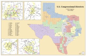 Texas Congressional Districts Map_website link_2019